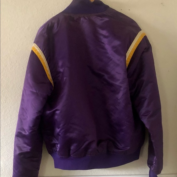1987 Lakers Starter Jacket. Acquired when Lakers won World Championship in 1987. - Picture 2 of 2
